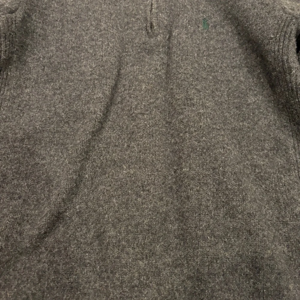 Polo Ralph Lauren Size S Charcoal Wool Sweater